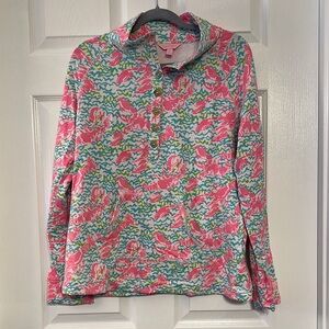 Lilly Pulitzer Lobstah Roll Quarter Zip